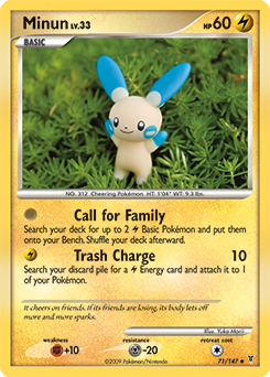 Minun card art