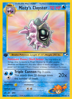 Misty's Cloyster card art