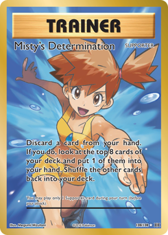 Misty's Determination card art