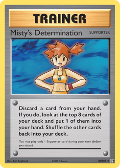 Misty's Determination card art
