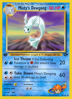 Misty's Dewgong card art