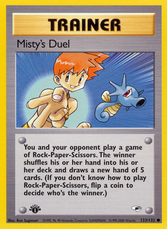 Misty's Duel card art