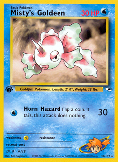 Misty's Goldeen card art