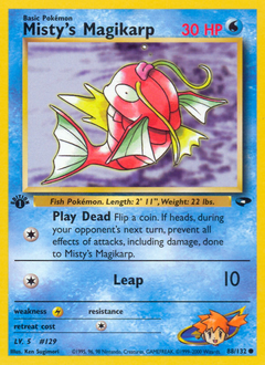 Misty's Magikarp card art