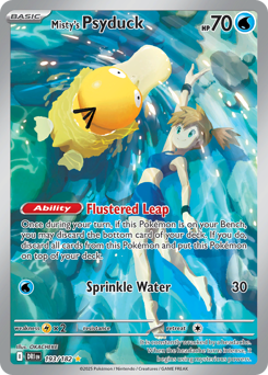 Misty's Psyduck card art