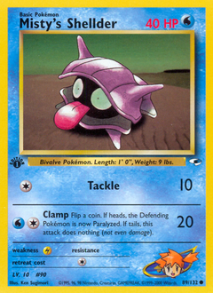 Misty's Shellder card art
