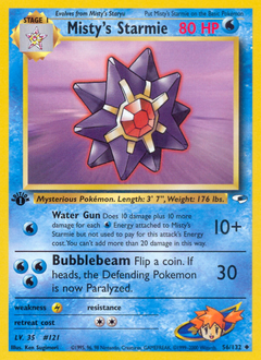 Misty's Starmie card art
