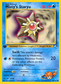 Misty's Staryu card art