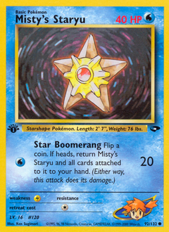 Misty's Staryu card art