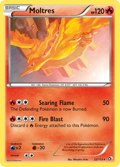 Moltres card art