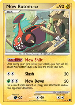 Mow Rotom card art