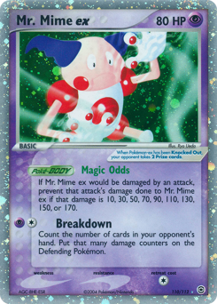 Mr. Mime ex card art