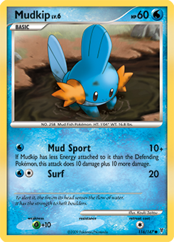 Mudkip card art