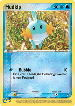 Mudkip card art
