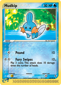 Mudkip card art