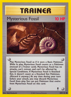 Mysterious Fossil card art