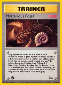 Mysterious Fossil card art