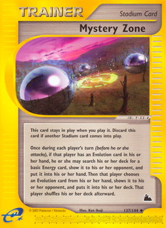 Mystery Zone card art