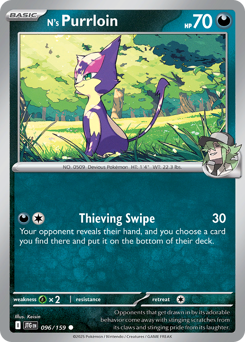 N's Purrloin card art