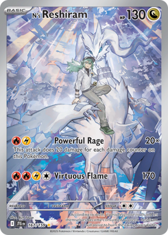 N's Reshiram card art