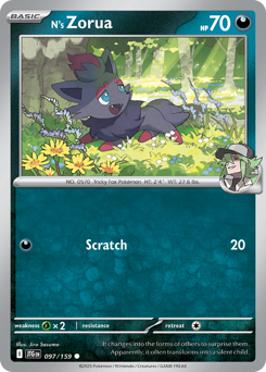 N's Zorua card art