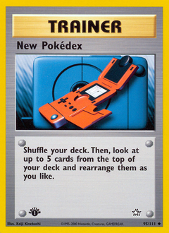 New Pokédex card art