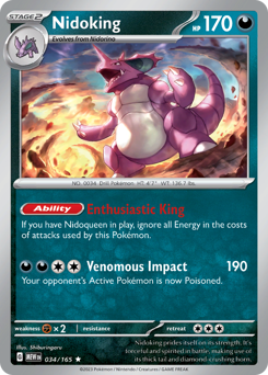 Nidoking card art