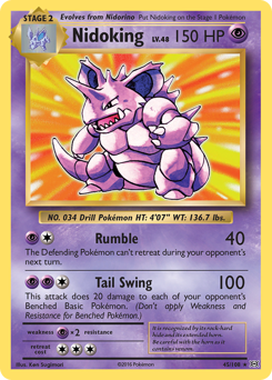 Nidoking card art