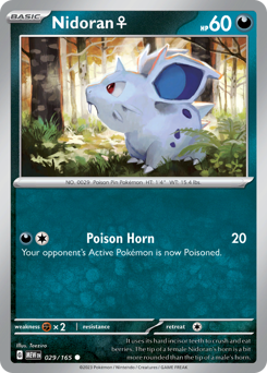 Nidoran ♀ card art