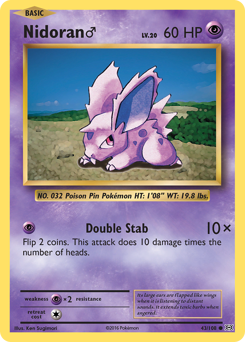 Nidoran ♂ card art