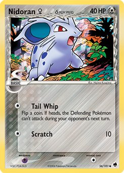 Nidoran ♀ δ card art
