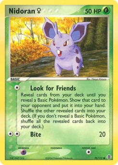Nidoran ♀ card art