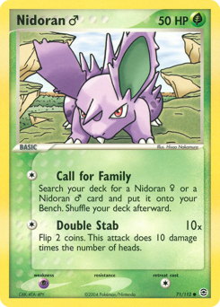 Nidoran ♂ card art