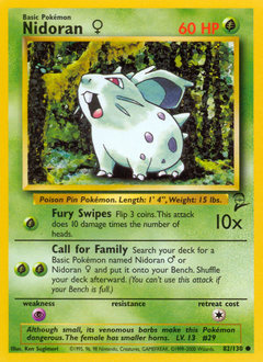 Nidoran ♀ card art