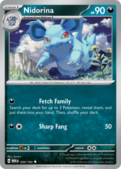 Nidorina card art