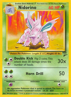Nidorino card art