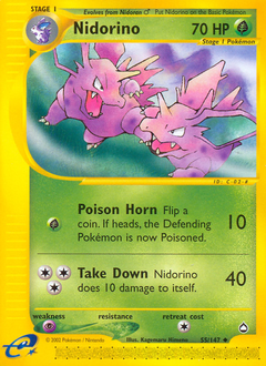 Nidorino card art