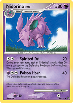 Nidorino card art