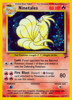 Ninetales card art