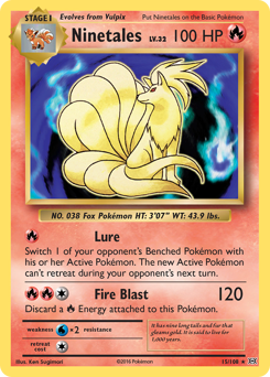 Ninetales card art