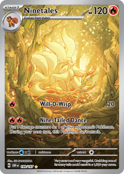 Ninetales card art