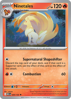 Ninetales card art