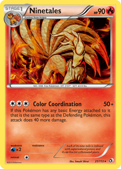 Ninetales card art