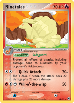 Ninetales card art