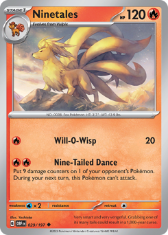 Ninetales card art