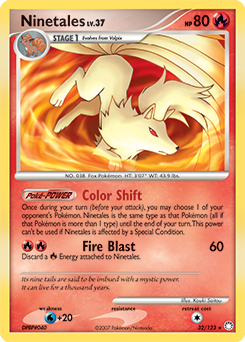 Ninetales card art