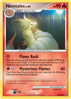 Ninetales card art