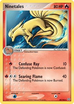 Ninetales card art