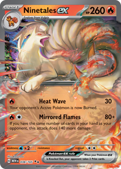 Ninetales ex card art