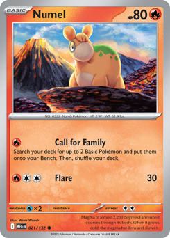 Numel card art